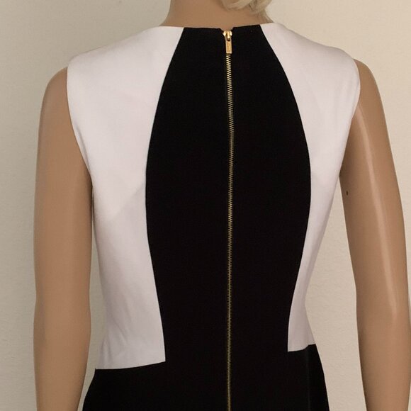 Calvin Klein color block dress women's size 6 - Picture 3 of 10